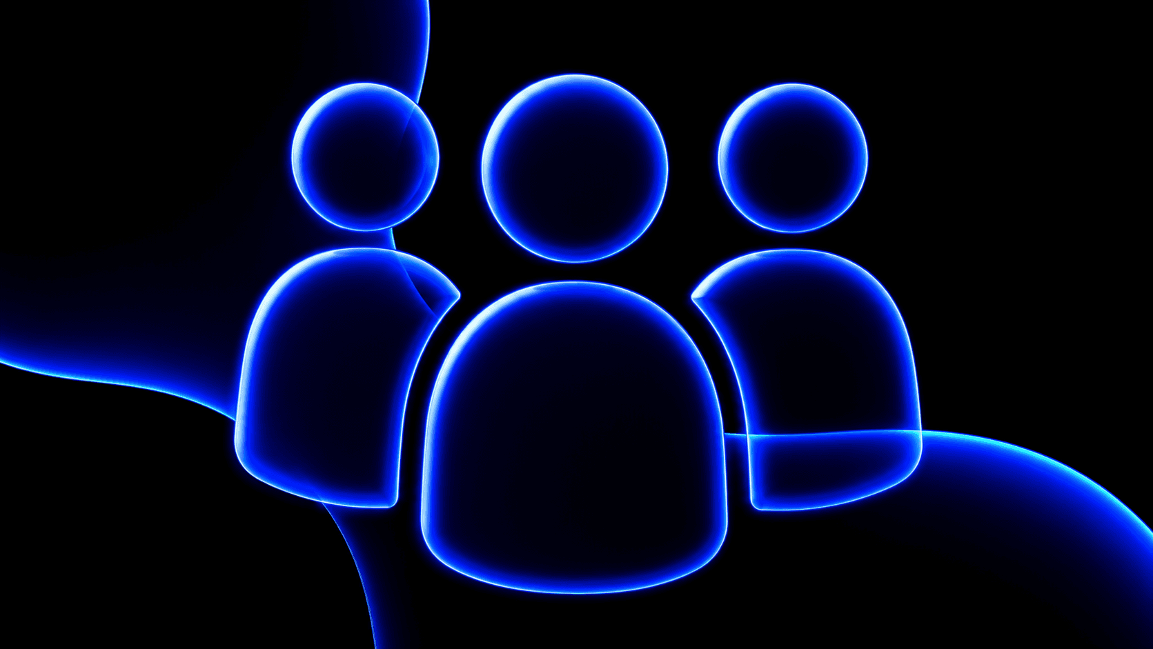 Blue 3D Abstract